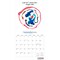 All About Attitude | 2026 12 x 24 Inch (Hanging) Monthly Square Wall Calendar | Featuring the Artwork of Renee Locks | Plastic-Free | Brush Dance | Art Paintings Inspiration Motivation